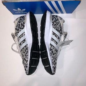 adidas swift leopard sneakers